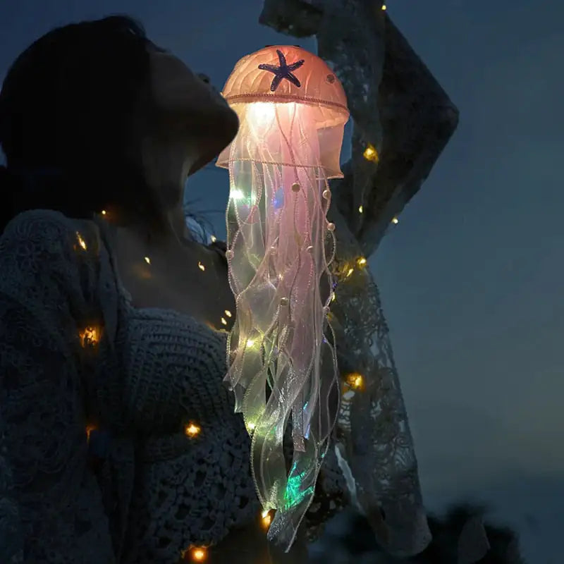 Hanging Jellyfish Lamp