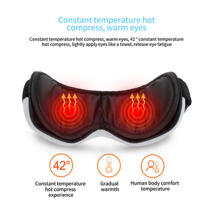 Bluetooth Eye Massager with Vibration & Heat Therapy