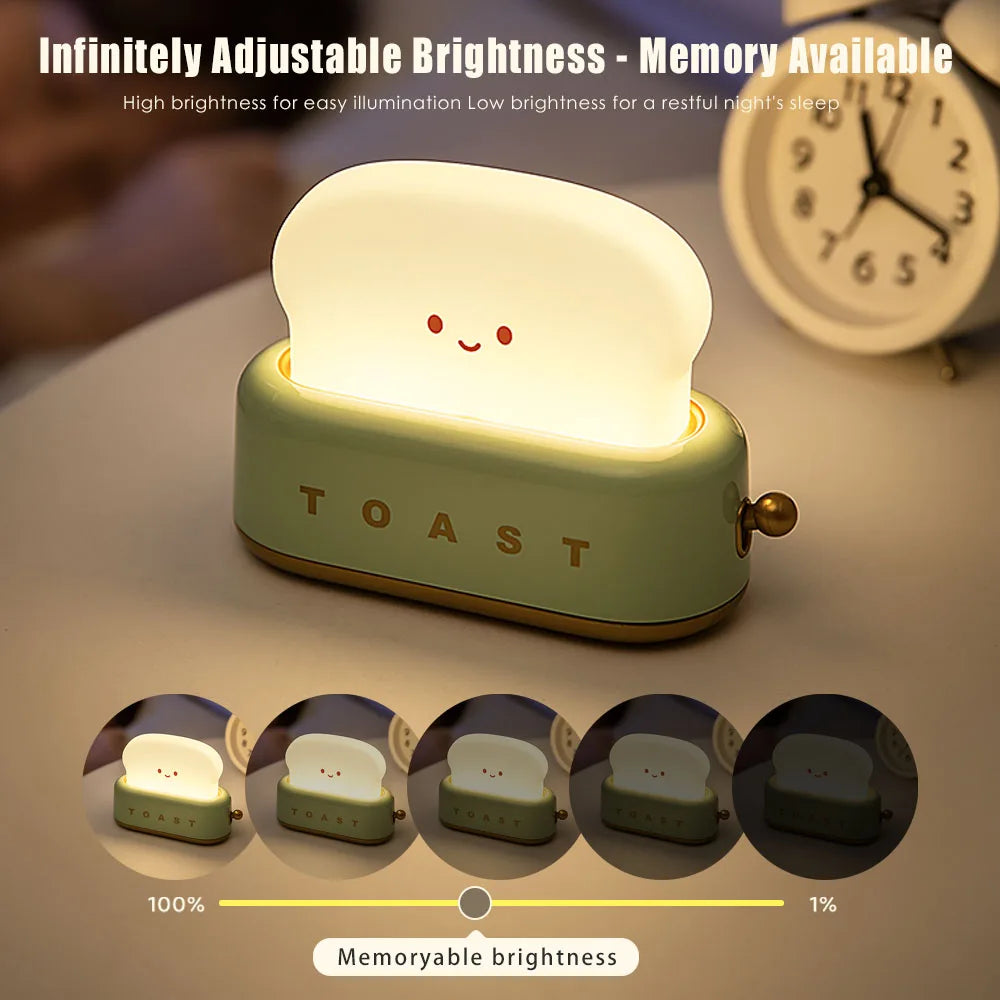 Toast-Shaped LED Nightlight