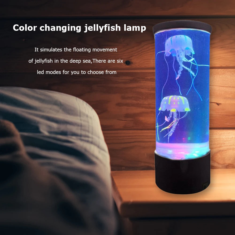 Color Changing  LED Jellyfish Lamp