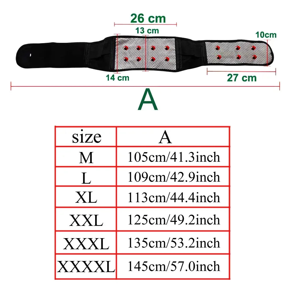 Adjustable Self-Heating Waist Support Belt