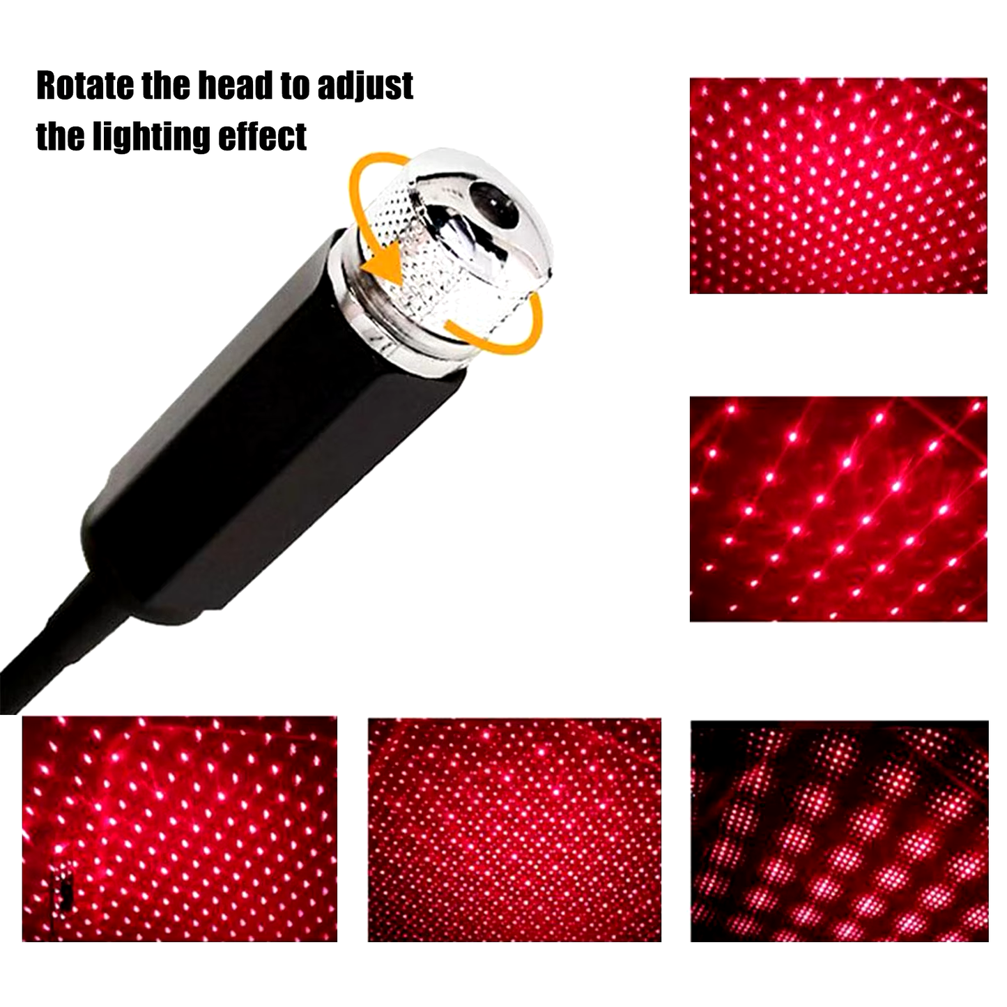 Mini LED Car Roof Star Projector